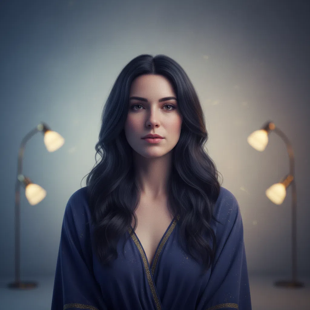 Studio portrait of Niamh Johnson, Features Writer at lovelysybrightiu